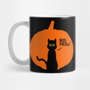 Boo Meow Halloween Cat Mug